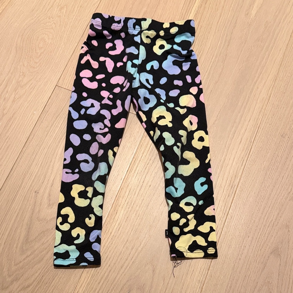 Pixie Lane Colorful  Leopard Print Kids Leggings
